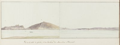 View of the Coast of Gaeta and Mausoleum of Munatius Plancus (Lucio Munazio Planco) by Louis Ducros