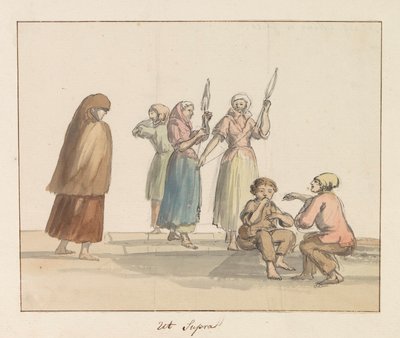 Costumes of the Island of Gozo by Louis Ducros