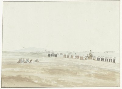 Procession in the Vicinity of Cerignola (series title: Voyage en Italie, en Sicile et à Malte - 1778) by Louis Ducros