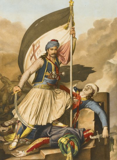 Nikolakis Mitropoulos. From Voyage to Athens and Constantinople, 1825 by Louis Dupré