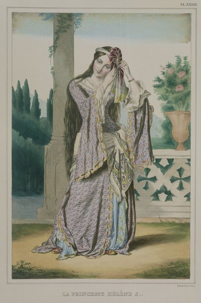 Princess Helen, engraved by the Thierry Brothers, 1825 by Louis Dupré