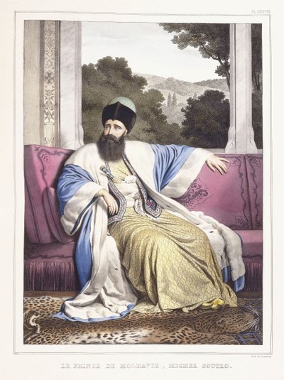 The Prince of Moldavia, Michael Soutzo by Louis Dupré