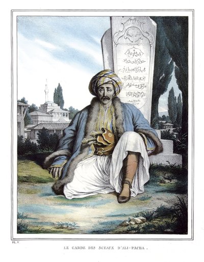 The Guardian of the Seals of Ali Pasha de Janina (1741-1822), in 