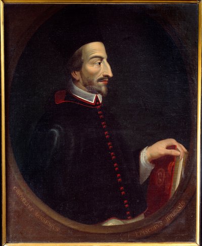 Jansenism: Portrait of Cornelius Jansen, Known as Jansenius, Bishop of Ypres by Louis Dutielt