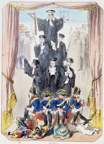 Les litideurs malgre eux (lithography, from 