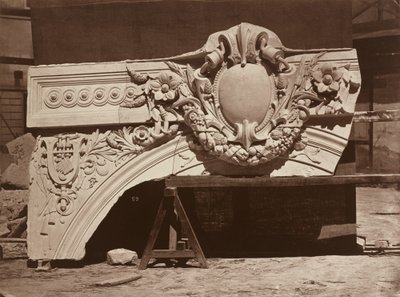 Ornamental Sculpture from the Paris Opera House (Detail) by Louis Emile Durandelle
