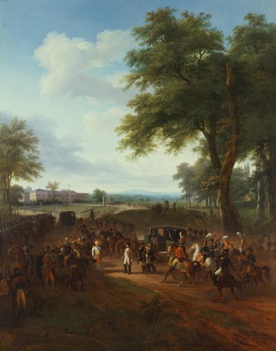 Napoleon received by Frederick Duke of Wurttemberg, October 2 by Louis Etienne Watelet