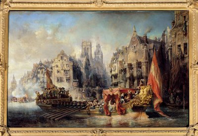 Arrival of the Duke of Alba in Rotterdam in 1567 by Louis Eugene Gabriel Isabey