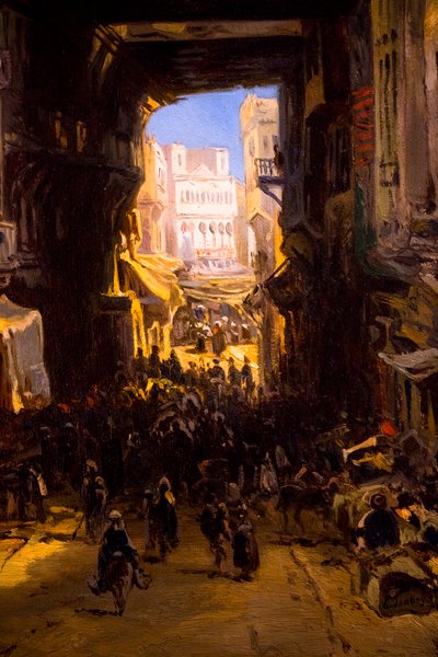 Street in the Casbah of Algiers by Louis Eugene Gabriel Isabey
