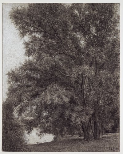 Group of Trees in the Kleinheubach Palace Park by Louis Eysen