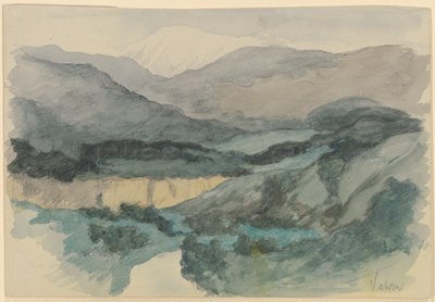 The Earth Pillars by the Schalderer Bach near Vahrn by Louis Eysen
