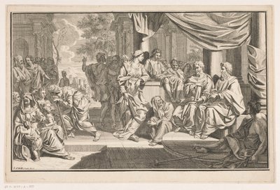 Paul and Barnabas Preaching at the Temple by Louis Fabritius Dubourg