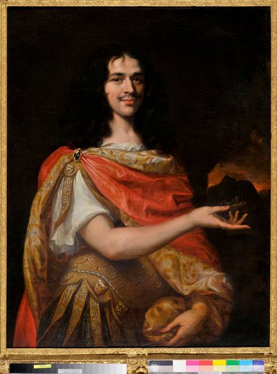 Portrait of a comedian of Moliere