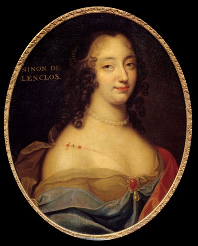 Portrait of the French writer Anne Ninon de l