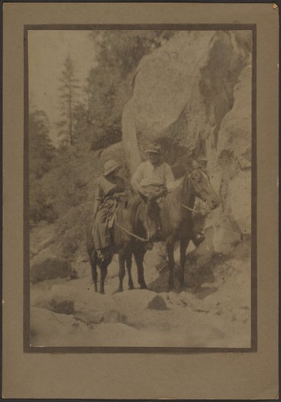 Couple on Horseback by Louis Fleckenstein
