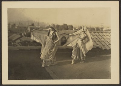 Dancers on Rooftop by Louis Fleckenstein