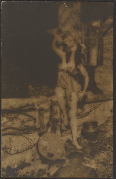 Female Dancer with Yueqin by Louis Fleckenstein