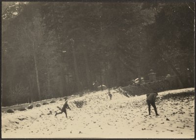 Figures in Snow by Louis Fleckenstein
