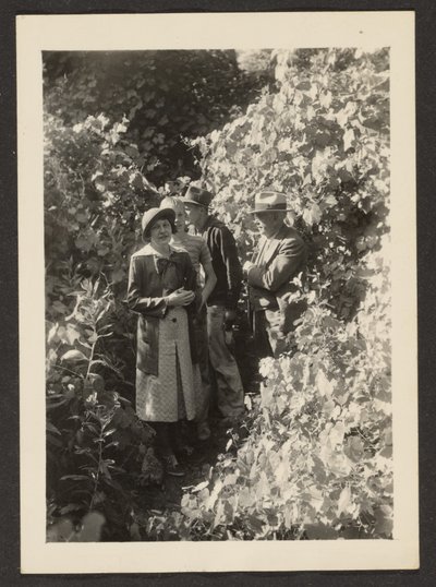 Fleckenstein, Florence, and Her Sons in Woods by Louis Fleckenstein