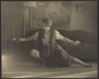 Florence Dancing in Living Room by Louis Fleckenstein