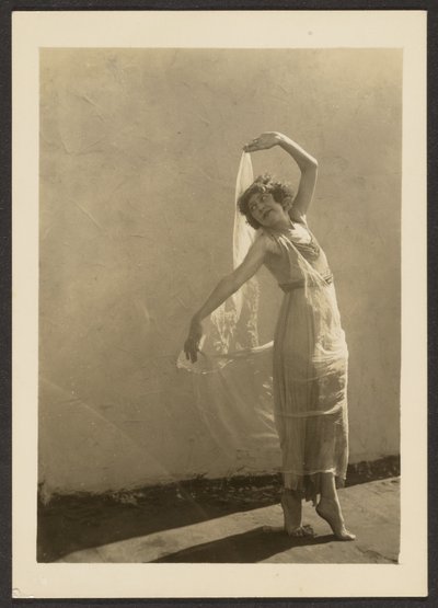 Florence Dancing on Rooftop by Louis Fleckenstein
