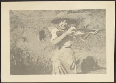Florence with Gun by Louis Fleckenstein