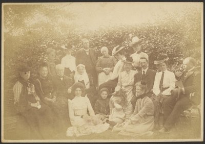 Large Group Family Portrait by Louis Fleckenstein