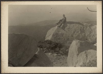 Man on Rock by Louis Fleckenstein