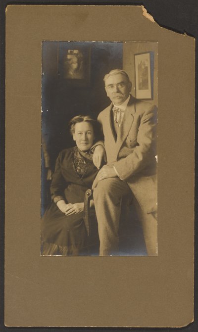 Portrait of Fleckenstein and his Wife by Louis Fleckenstein