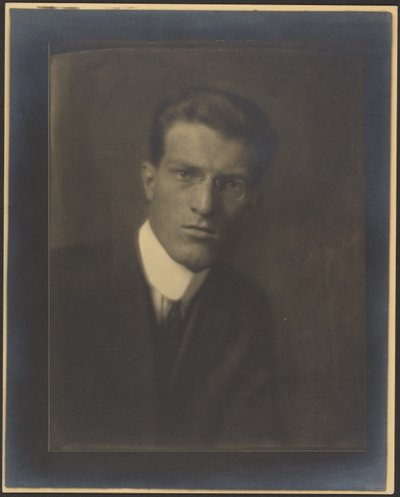 Portrait of a Man with High Collar by Louis Fleckenstein