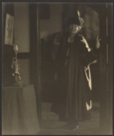 Portrait of a Woman in Doorway by Louis Fleckenstein