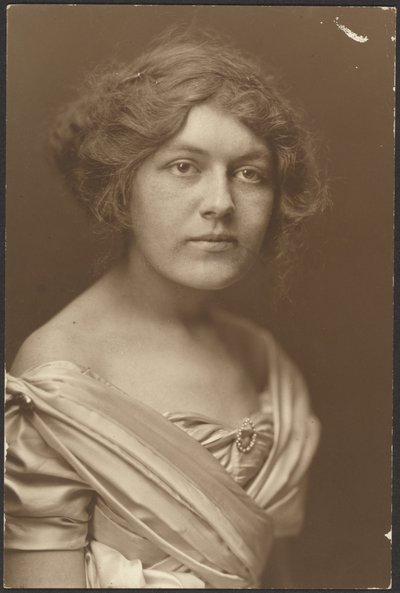 Portrait of a Woman in Formal Dress by Louis Fleckenstein