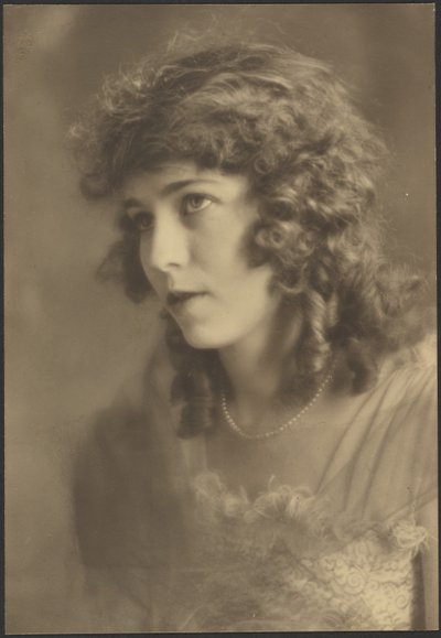 Portrait of a Woman in Gauze Shawl by Louis Fleckenstein
