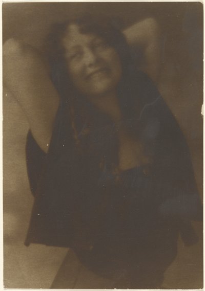 Portrait of a Woman with Arms Behind Her Head by Louis Fleckenstein