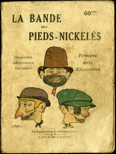 Cover illustration for "la bande des pieds nickeles, premiere serie d