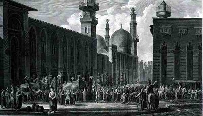 A Marriage in the Town of Cairo, from Voyage Pittoresque by Louis Francois (after) Cassas