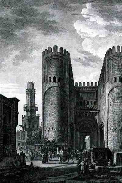 Bab El-Futuh (Gate of Victories) by Louis Francois (after) Cassas