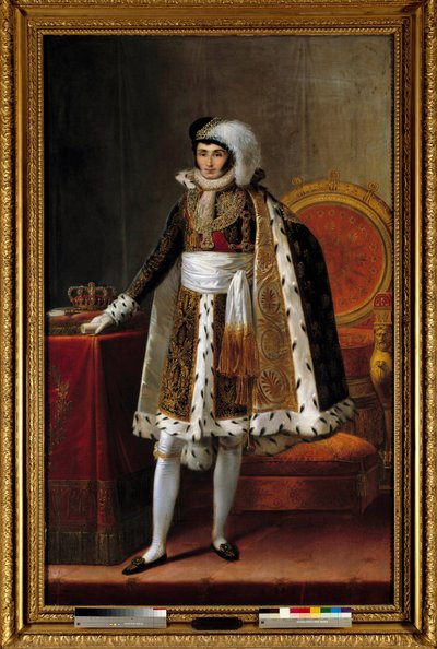 Portrait of Jerome Bonaparte (1784-1860) king of Westphalia in costume as commander of the Order of the Royal Crown of Westphalia, circa 1810 by Louis Francois (attr. to) Aubry
