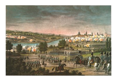 Battle of Dresden, 26 August 1813 by Louis Francois Couche