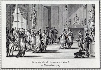 Napoleon Bonaparte at the Meeting of Saint Cloud by Louis Francois Couche