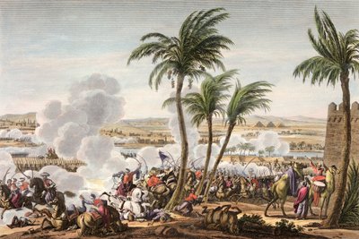 The Battle of the Pyramids, Egypt, 21 July 1798 by Louis Francois Couche