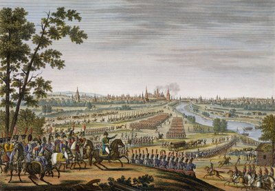 The Entry of the French into Moscow, 14 September 1812, engraved by Edme Bovinet by Louis Francois Couche