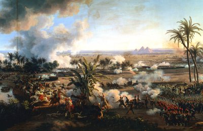 The Battle of the Pyramids, 21 July 1798 by Louis Francois Lejeune