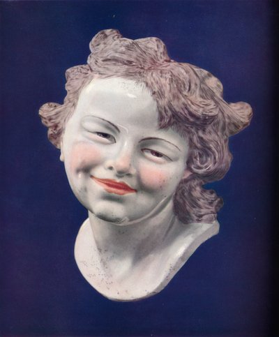 Chelsea Porcelain Head, c. 1746 by Louis Francois Roubiliac
