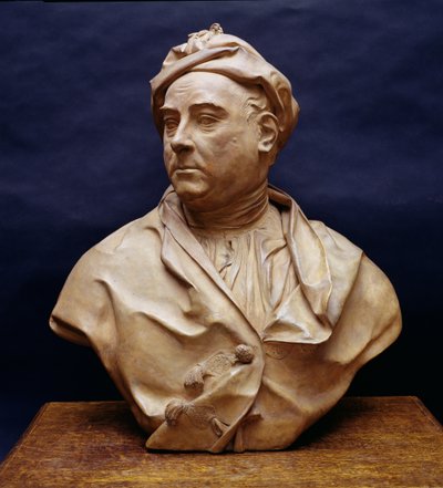 Portrait bust of George Frederick Handel by Louis Francois Roubillac