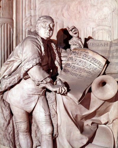 George Frederic Handel Monument, Westminster Abbey by Louis Francois Roubilliac