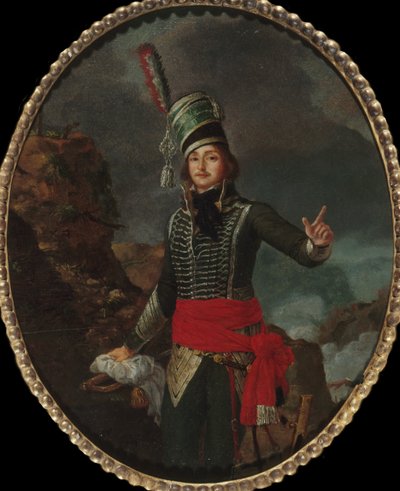 Portrait of General François Séverin Marceau-Desgraviers, c. 1796 by Louis François Sergent Marceau