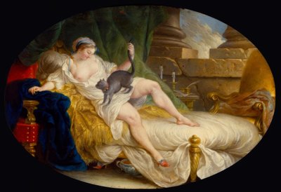 Julie Discovers She Has Been Abandoned by Louis Gabriel Blanchet