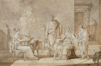 Cornelia Presenting her Two Young Sons by Louis Gauffier