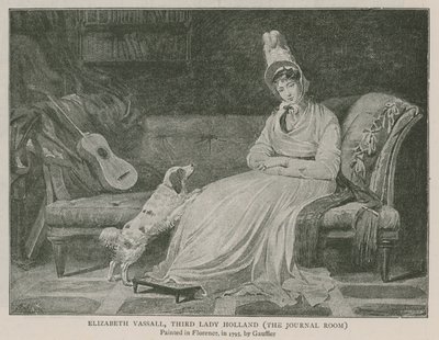 Elizabeth Vassall, third Lady Holland by Louis Gauffier